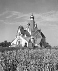 The church upon completion in 1949